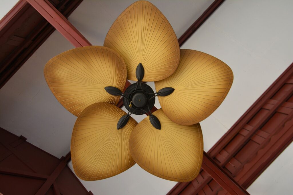 tropical ceiling fan